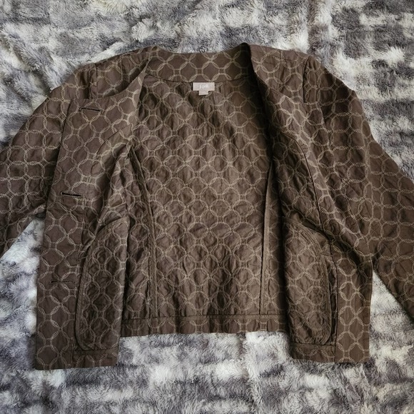 J.Jill Brown Blazer Size XS - Picture 8 of 11